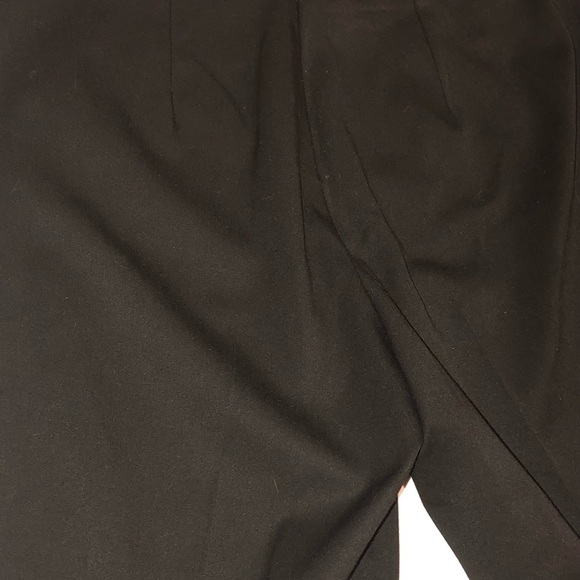 Equestrian Perfect Dress Black Pants W/some Stretch No Waistband Back Zip - Picture 6 of 9